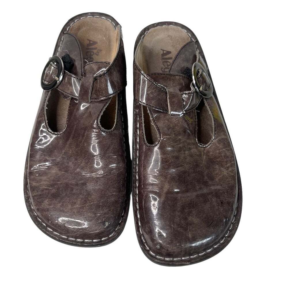 Alegria Donna Rain Dance Nursing Clogs Women 37 Leather Professional Slip On
